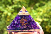 Amethyst Chips Pyramid